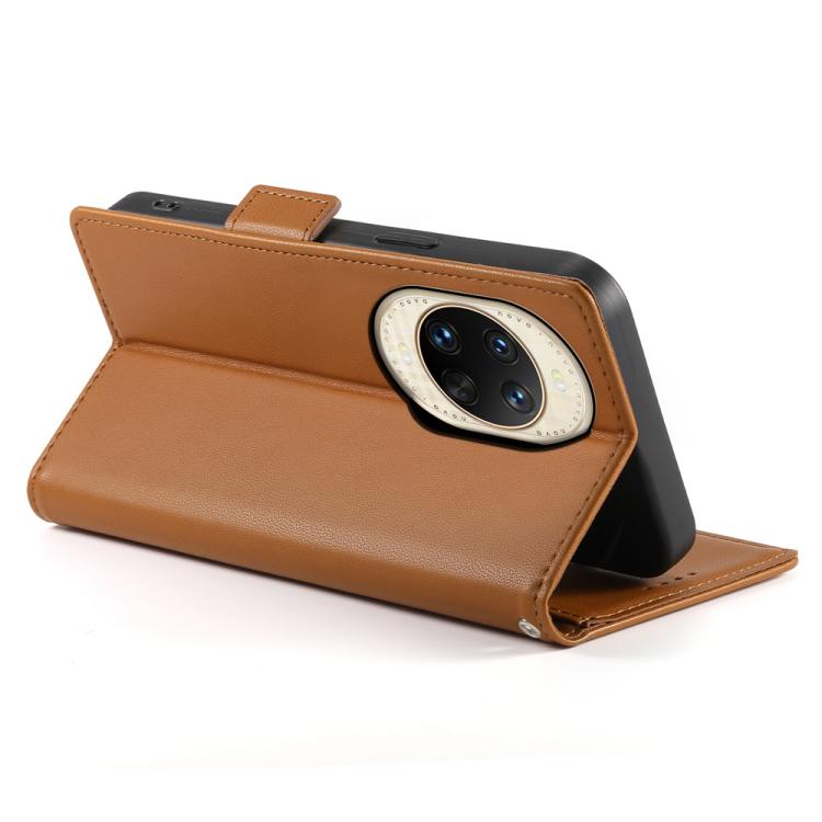 For Huawei nova 14 Ultra Side Buckle Magnetic Frosted Leather Phone Case