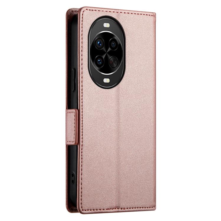 For Huawei nova 14 Pro Side Buckle Magnetic Frosted Leather Phone Case