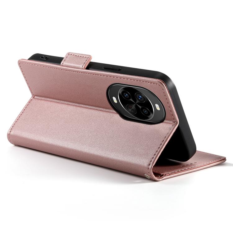 For Huawei nova 14 Pro Side Buckle Magnetic Frosted Leather Phone Case