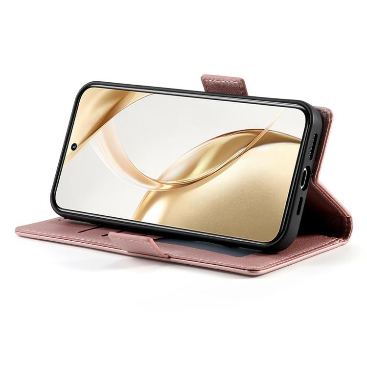 For Huawei nova 14 Pro Side Buckle Magnetic Frosted Leather Phone Case