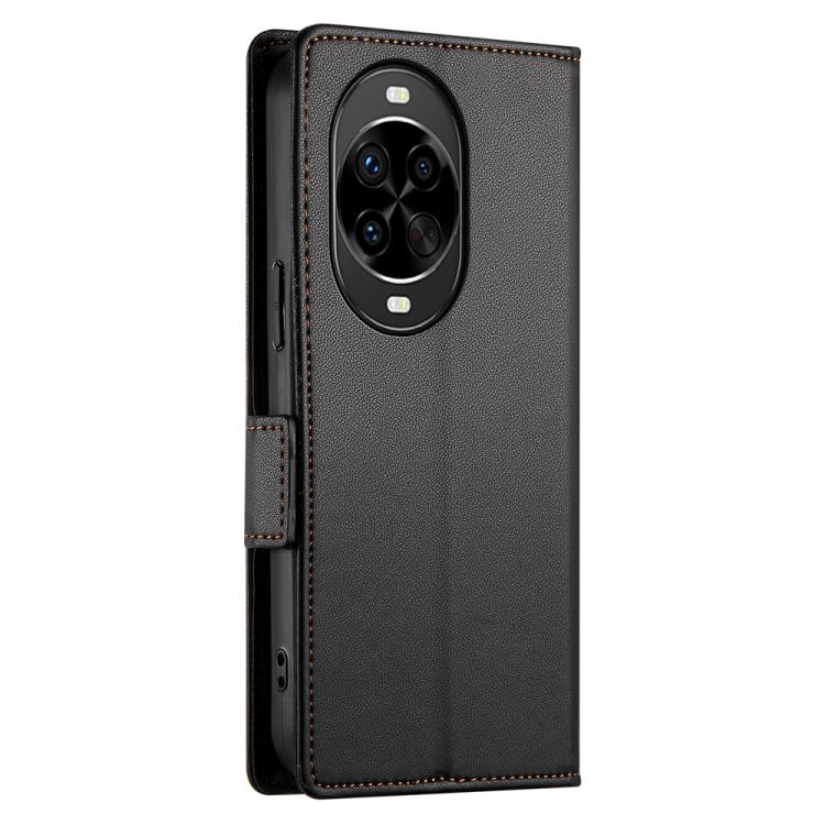 For Huawei nova 14 Pro Side Buckle Magnetic Frosted Leather Phone Case