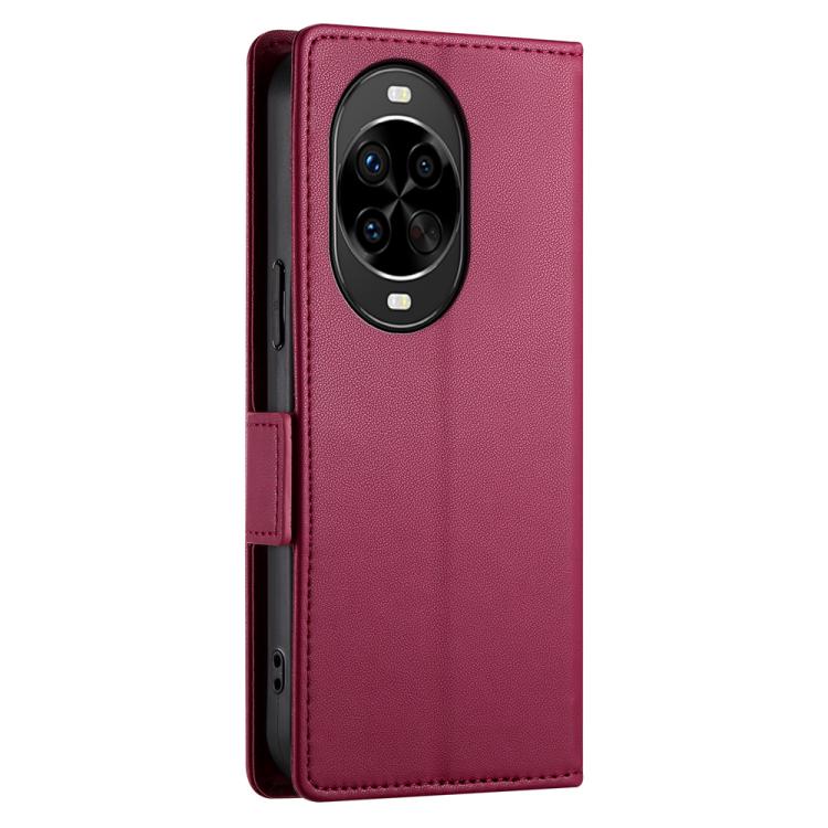 For Huawei nova 14 Pro Side Buckle Magnetic Frosted Leather Phone Case