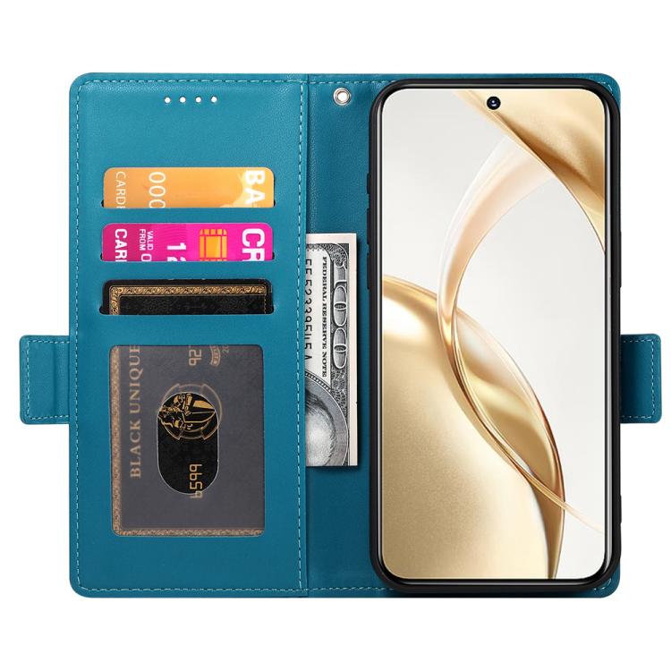 For Huawei nova 14 Pro Side Buckle Magnetic Frosted Leather Phone Case