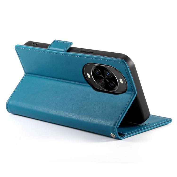 For Huawei nova 14 Pro Side Buckle Magnetic Frosted Leather Phone Case