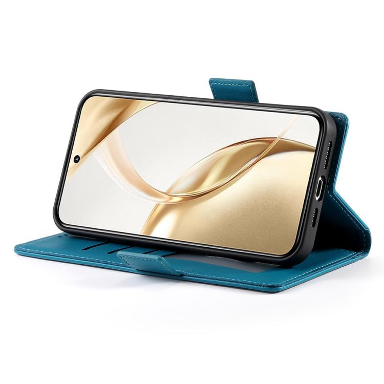 For Huawei nova 14 Pro Side Buckle Magnetic Frosted Leather Phone Case
