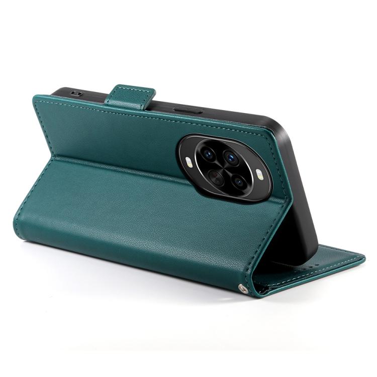 For Huawei nova 14 Pro Side Buckle Magnetic Frosted Leather Phone Case