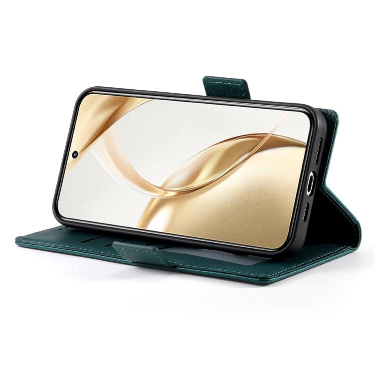 For Huawei nova 14 Pro Side Buckle Magnetic Frosted Leather Phone Case