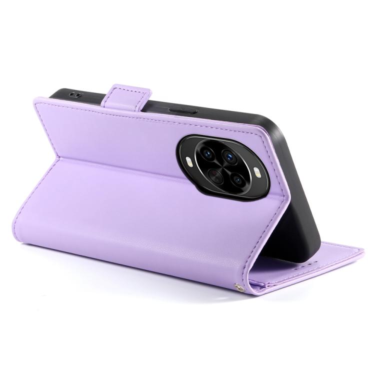For Huawei nova 14 Pro Side Buckle Magnetic Frosted Leather Phone Case