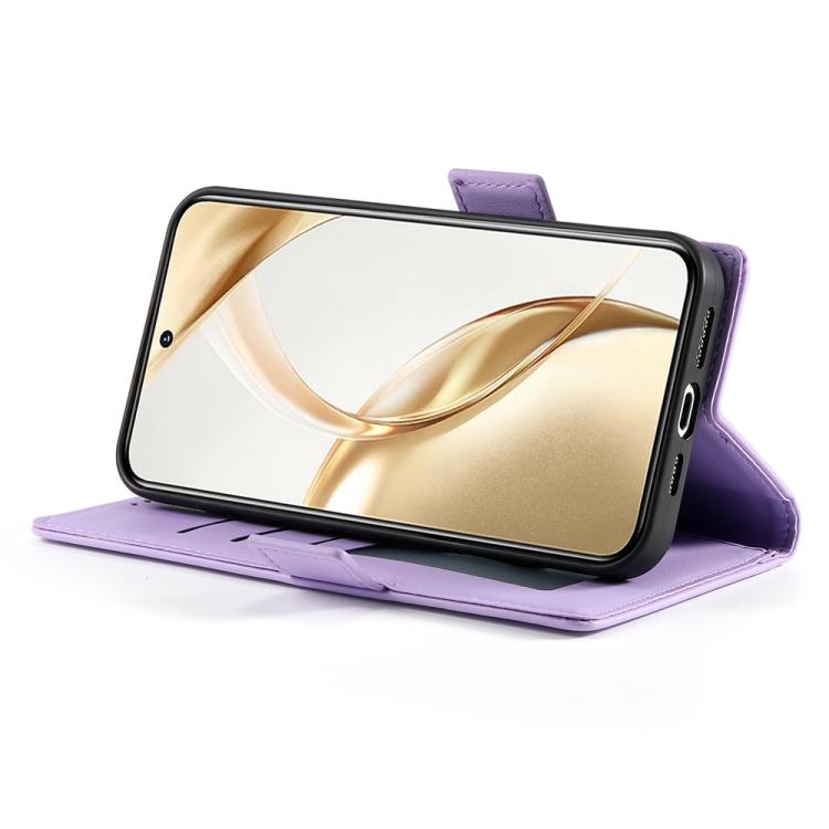 For Huawei nova 14 Pro Side Buckle Magnetic Frosted Leather Phone Case