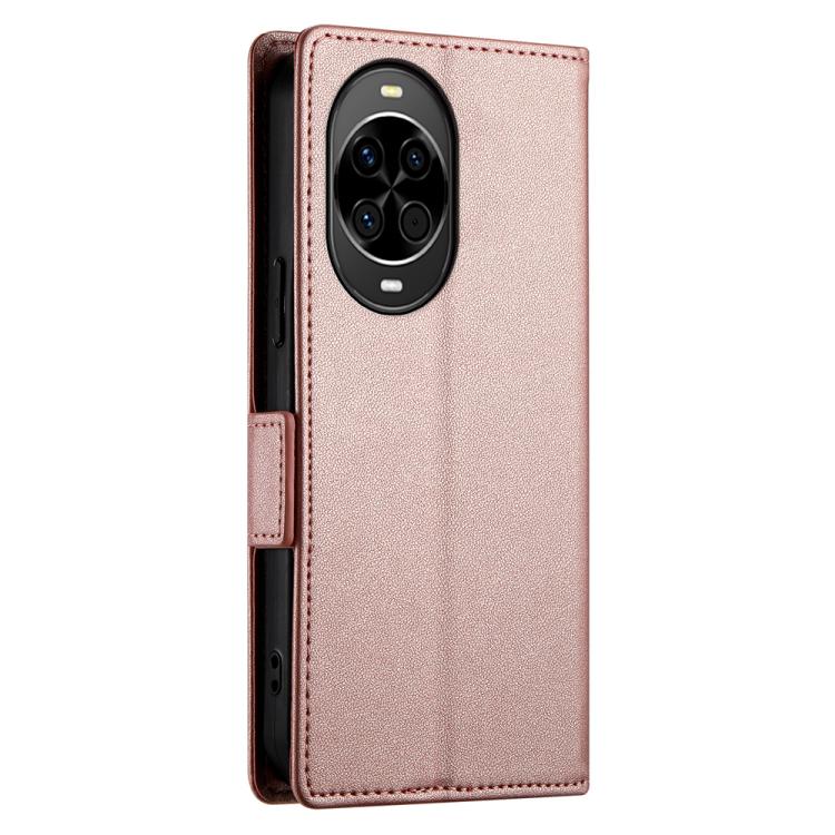 For Huawei nova 14 Side Buckle Magnetic Frosted Leather Phone Case