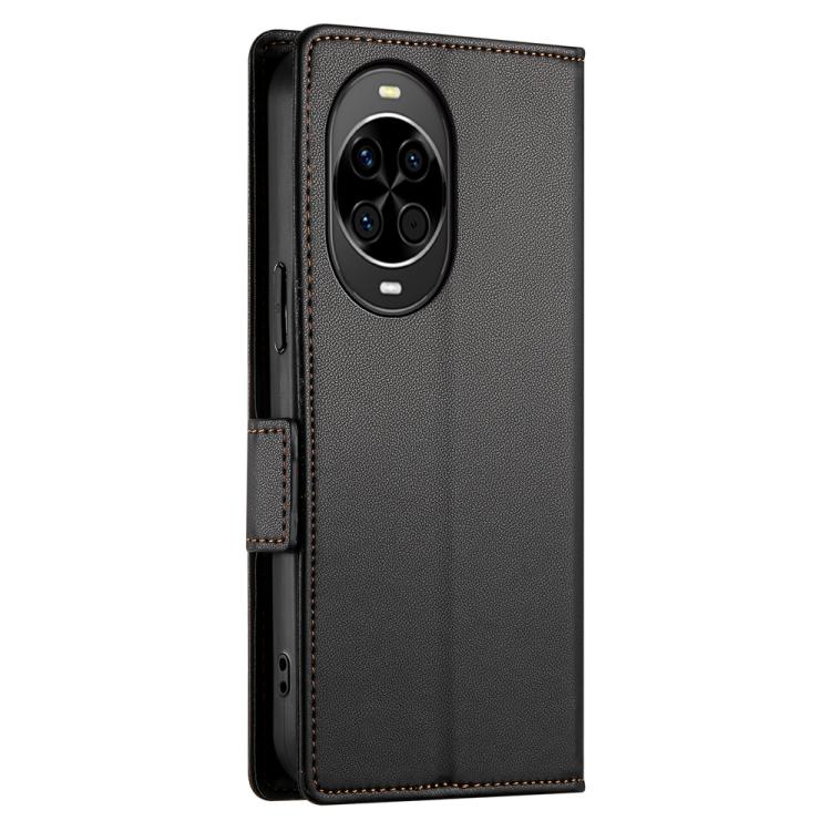 For Huawei nova 14 Side Buckle Magnetic Frosted Leather Phone Case
