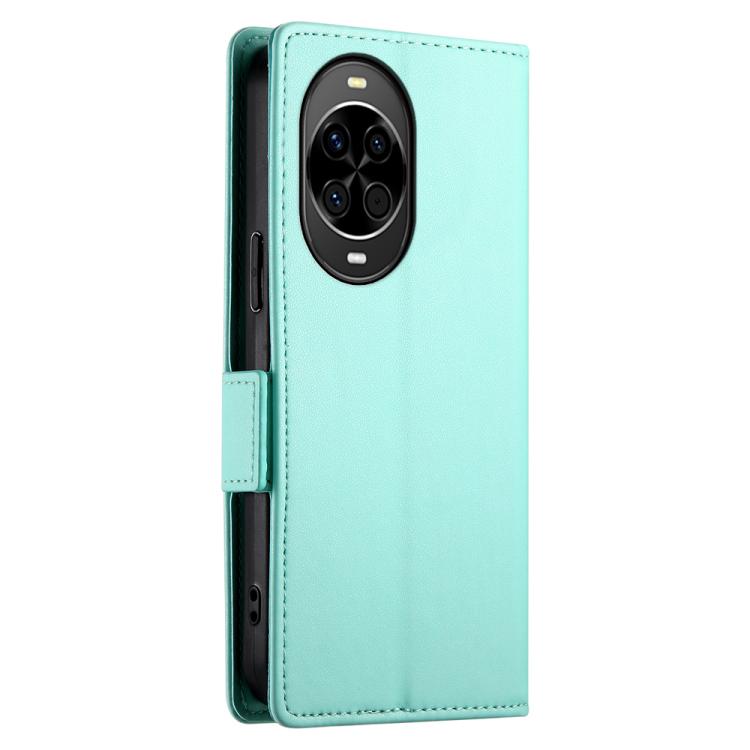 For Huawei nova 14 Side Buckle Magnetic Frosted Leather Phone Case