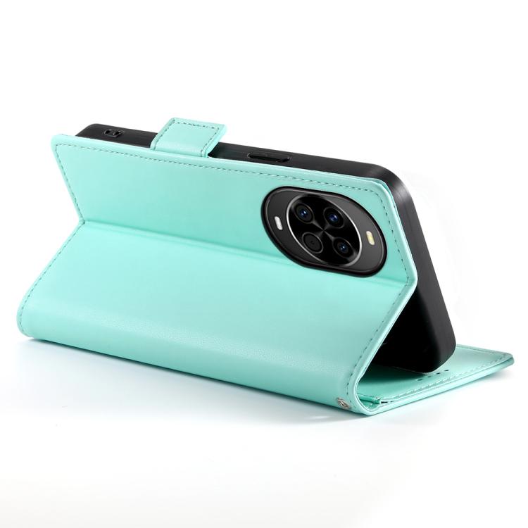 For Huawei nova 14 Side Buckle Magnetic Frosted Leather Phone Case