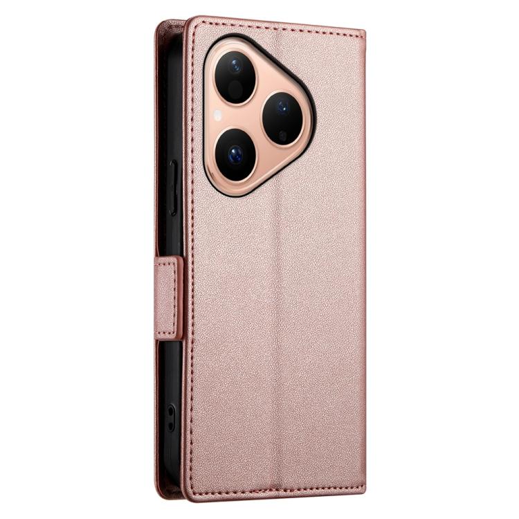 For Huawei Pura 80 5G Side Buckle Magnetic Frosted Leather Phone Case