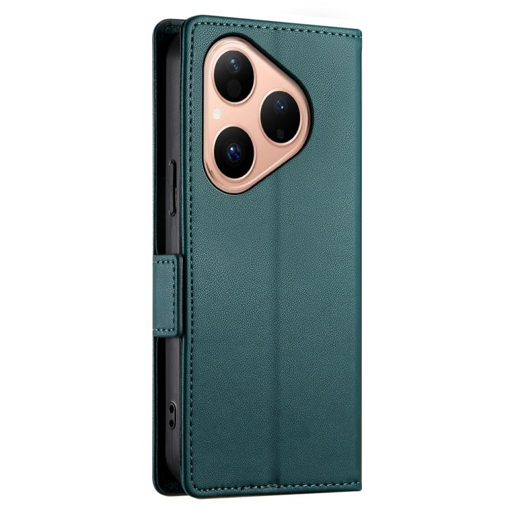 For Huawei Pura 80 5G Side Buckle Magnetic Frosted Leather Phone Case
