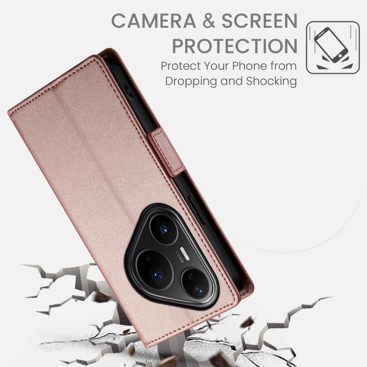 For Huawei Pura 80 Pro 5G / Pura 80 Pro+ 5G Side Buckle Magnetic Frosted Leather Phone Case