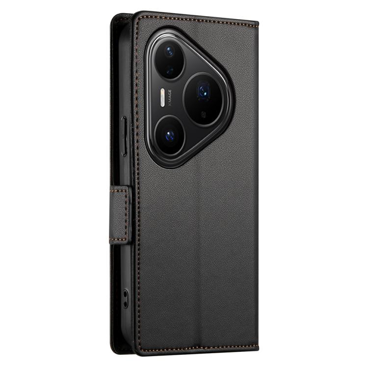 For Huawei Pura 80 Pro 5G / Pura 80 Pro+ 5G Side Buckle Magnetic Frosted Leather Phone Case
