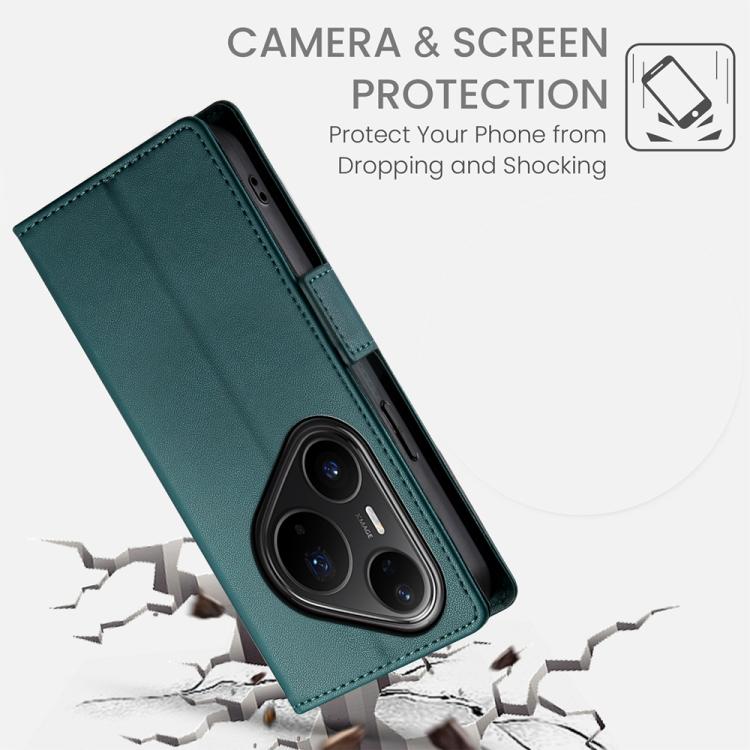For Huawei Pura 80 Ultra 5G Side Buckle Magnetic Frosted Leather Phone Case