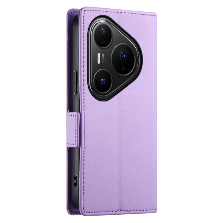 For Huawei Pura 80 Ultra 5G Side Buckle Magnetic Frosted Leather Phone Case