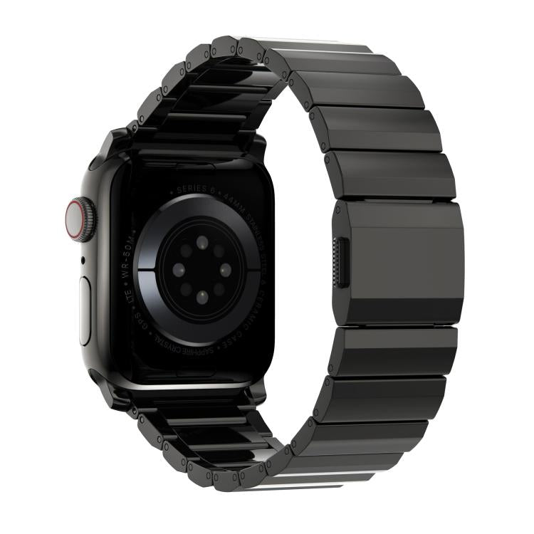For Apple Watch 46mm / 49mm / 45mm / 44mm Norman Clasp One-Bead Stainless Steel Watch Band