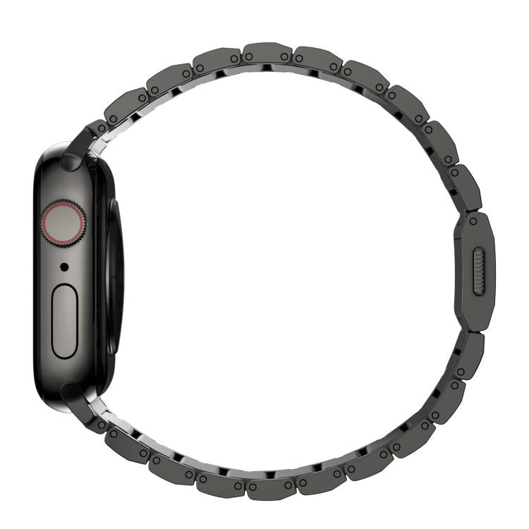 For Apple Watch 46mm / 49mm / 45mm / 44mm Norman Clasp One-Bead Stainless Steel Watch Band