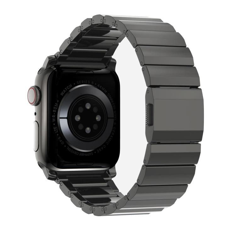For Apple Watch 46mm / 49mm / 45mm / 44mm Norman Clasp One-Bead Stainless Steel Watch Band