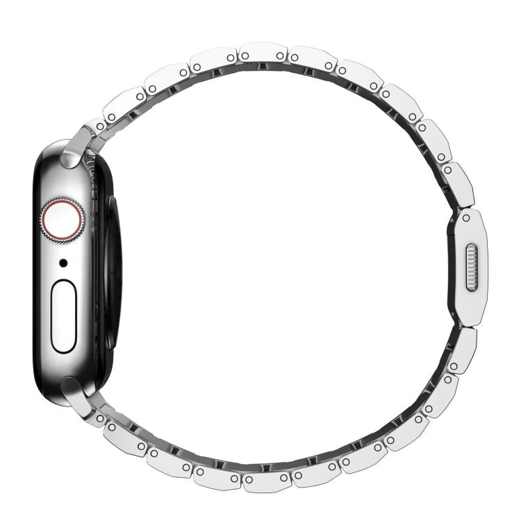For Apple Watch 46mm / 49mm / 45mm / 44mm Norman Clasp One-Bead Stainless Steel Watch Band