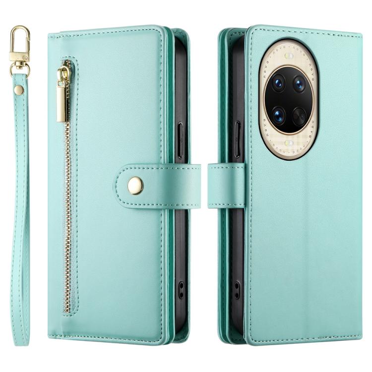 For Huawei nova 14 Ultra Nine Card-slot Zipper Wallet Bag Leather Phone Case