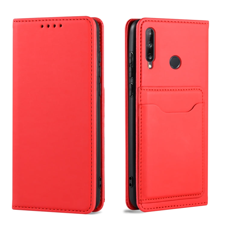 For Huawei P40 Lite E Strong Magnetism Liquid Feel Horizontal Flip Leather Case with Holder & Card Slots & Wallet