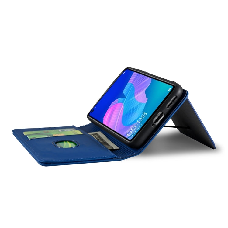 For Huawei P40 Lite E Strong Magnetism Liquid Feel Horizontal Flip Leather Case with Holder & Card Slots & Wallet