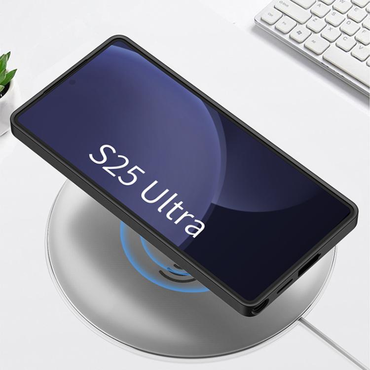 For Samsung Galaxy S25 Ultra 5G GKK Ultra-thin Leather Card Slots Phone Case With Magnetic Holder