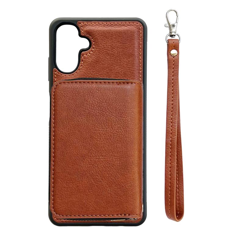 For Samsung Galaxy A56 5G Solid Color Zipper 11-Card Slots Bag Phone Case with Lanyard