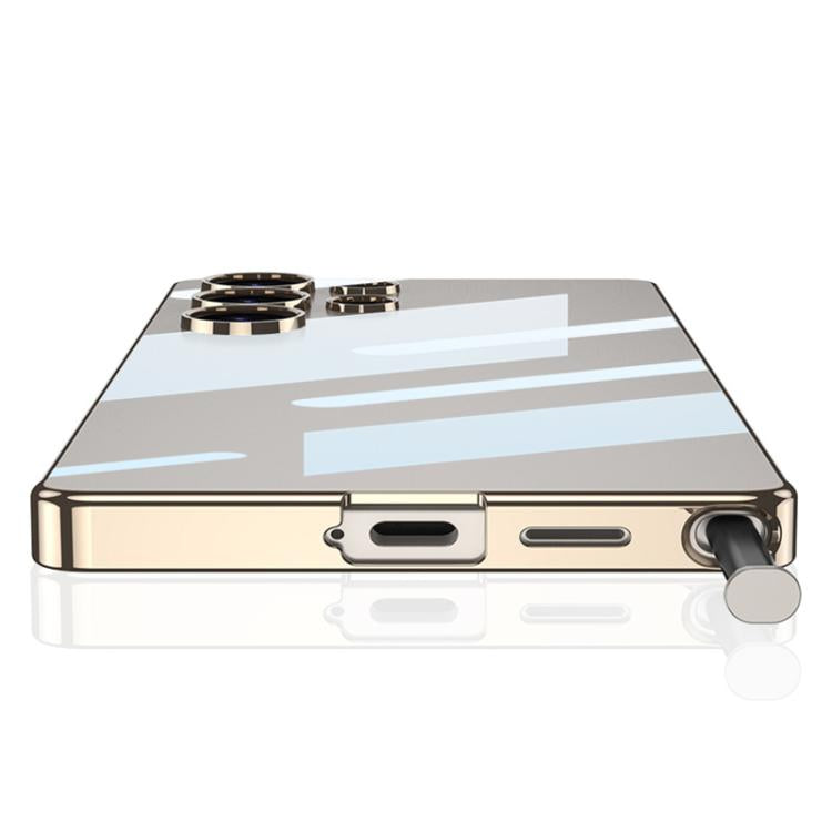 For Samsung Galaxy S25 Ultra 5G GKK Plating Transparent PC Phone Case, Not Included Pen