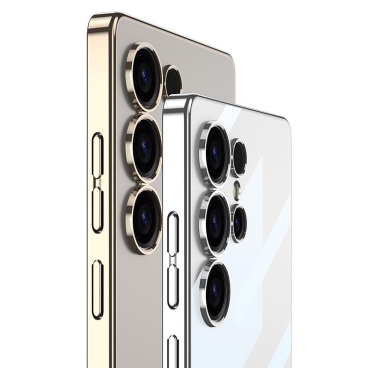 For Samsung Galaxy S25 Ultra 5G GKK Plating Transparent PC Phone Case, Not Included Pen