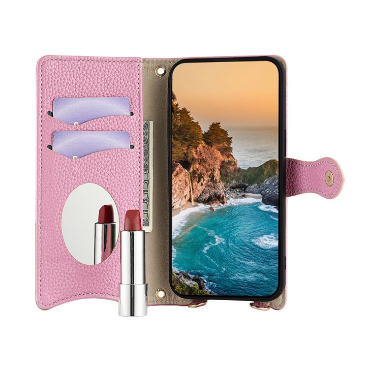 For Honor X60 GT Crossbody Chain Fishtail Litchi Leather Phone Case