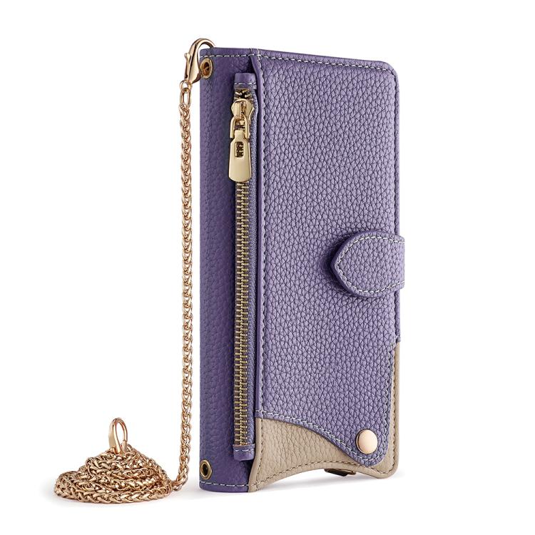 For Infinix Note 50x 5G Crossbody Chain Fishtail Litchi Leather Phone Case