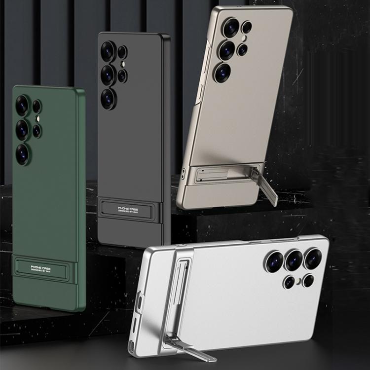 For Samsung Galaxy S25 Ultra 5G GKK Triumph Ultra-Thin Full Coverage Phone Case with Holder