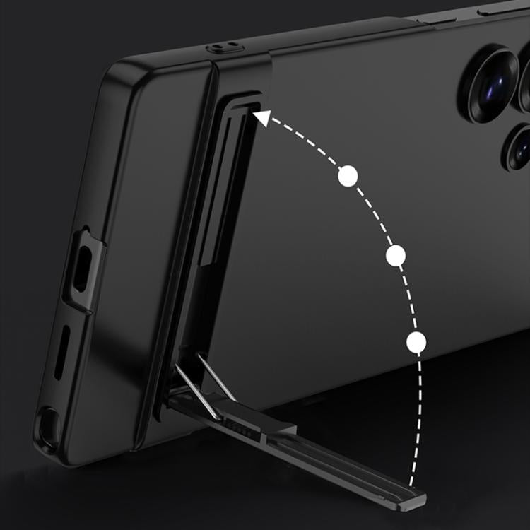 For Samsung Galaxy S25 Ultra 5G GKK Triumph Ultra-Thin Full Coverage Phone Case with Holder