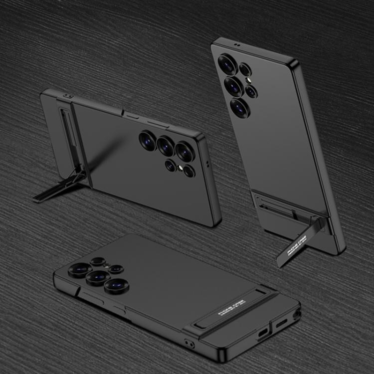 For Samsung Galaxy S25 Ultra 5G GKK Triumph Ultra-Thin Full Coverage Phone Case with Holder