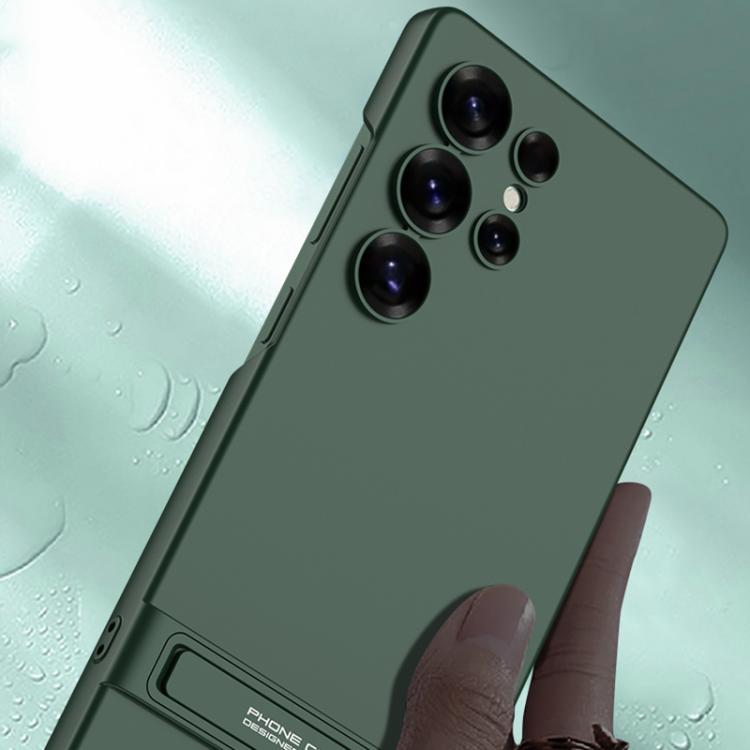 For Samsung Galaxy S25 Ultra 5G GKK Triumph Ultra-Thin Full Coverage Phone Case with Holder
