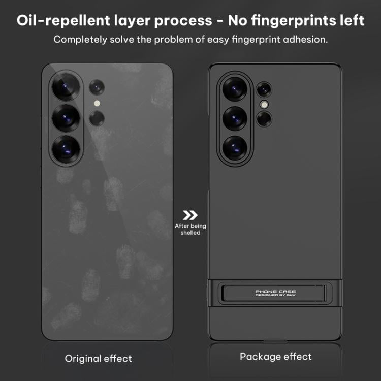 For Samsung Galaxy S26 Ultra 5G GKK Triumph Ultra-Thin Full Coverage Phone Case with Holder