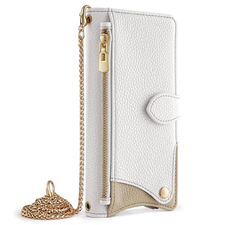 For Tecno Pova 7 5G Crossbody Chain Fishtail Litchi Leather Phone Case