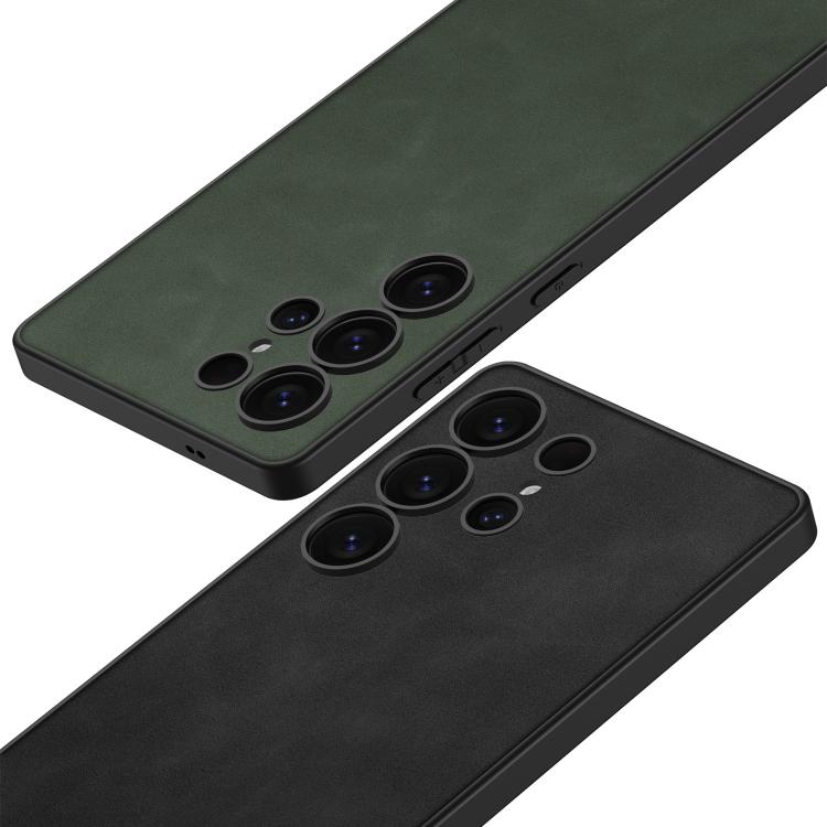 For Samsung Galaxy S25 Ultra 5G GKK Skin-feeling Frosted Leather Phone Case, Not Included Pen