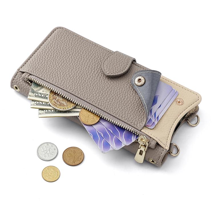 For OnePlus 15 Crossbody Chain Fishtail Litchi Leather Phone Case