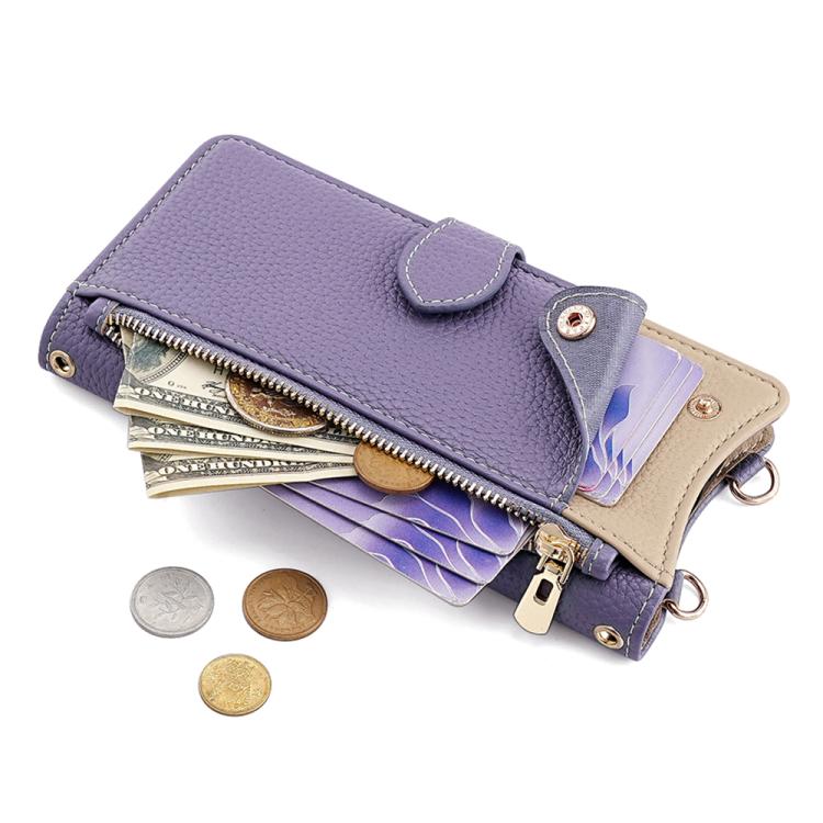 For OnePlus 15 Crossbody Chain Fishtail Litchi Leather Phone Case