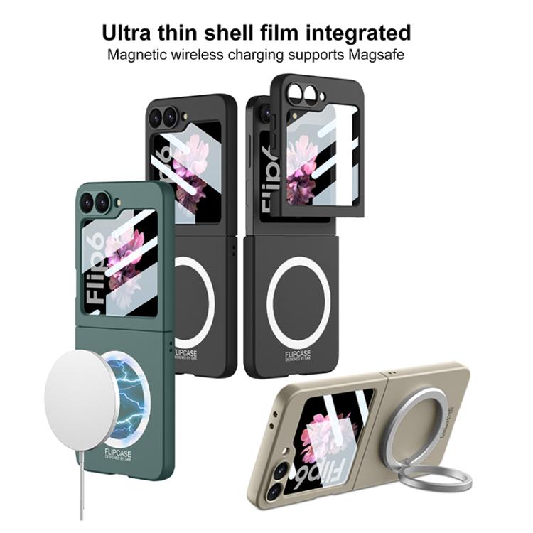 For Samsung Galaxy Z Flip6 / Flip7 FE GKK Ultra-thin MagSafe Full Coverage Phone Case