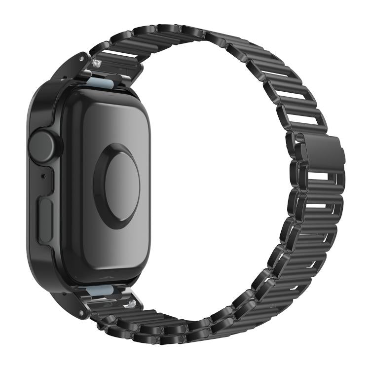 For Huawei Watch Fit3 Hollow Chain Metal Frame Watch Band