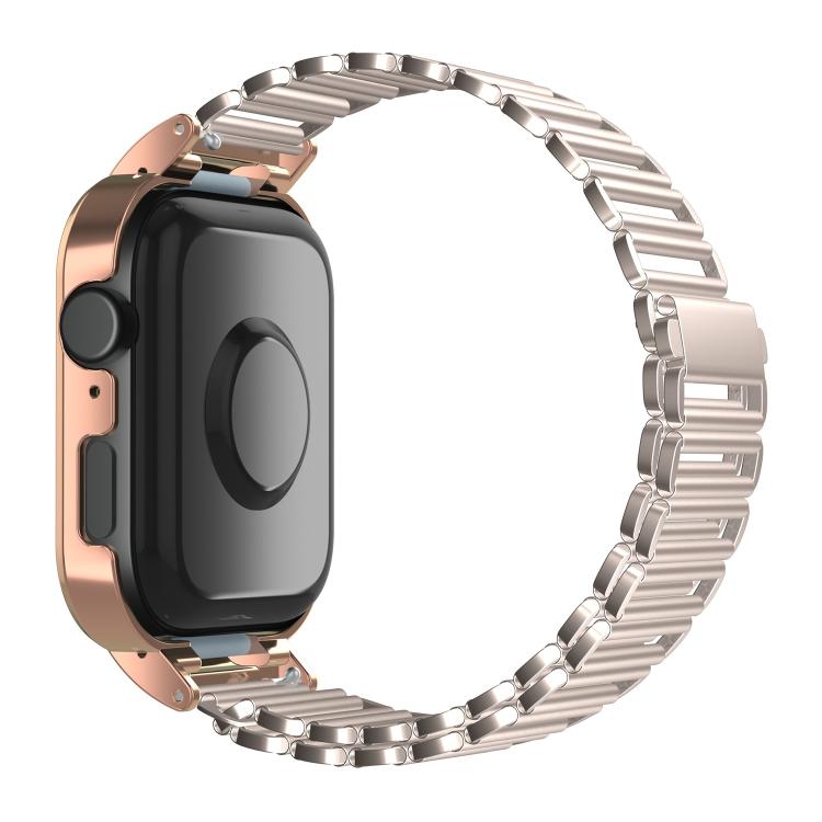 For Huawei Watch Fit3 Hollow Chain Metal Frame Watch Band