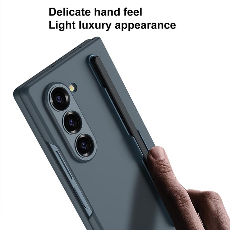 For Samsung Galaxy Z Fold6 GKK Integrated Ultra-thin PC Phone Case with Pen Slots, No Include Pen