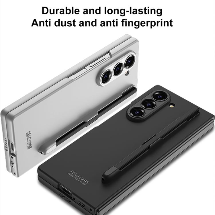 For Samsung Galaxy Z Fold6 GKK Integrated Ultra-thin PC Phone Case with Pen Slots, No Include Pen
